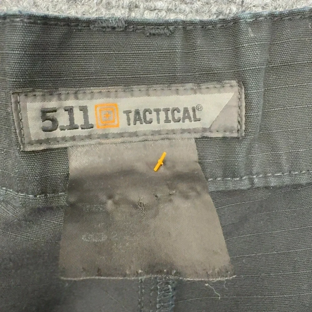 5 11 Tactical Pants Mens 42x33 Black Ripstop Cargo Multi-Pocket Gorpcore Utility